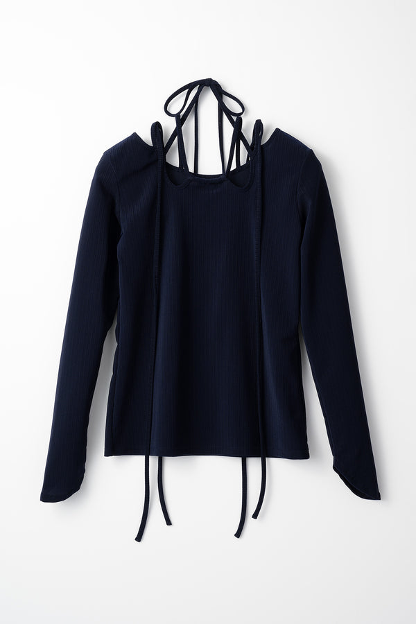 MURRAL Ivy long sleeve top (Navy)