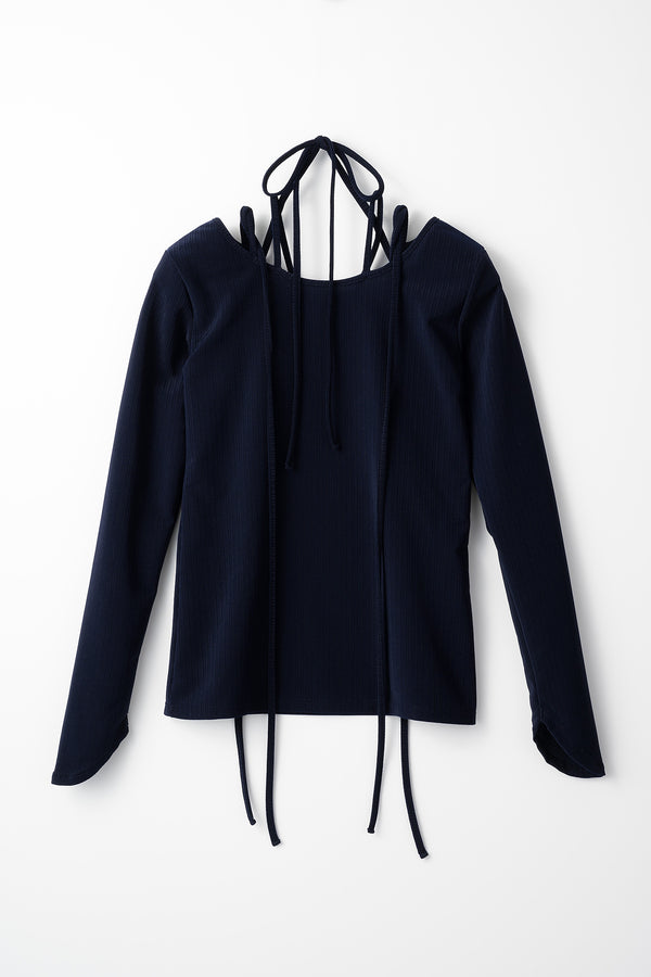 MURRAL Ivy long sleeve top (Navy)