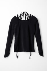 Ivy long sleeve top (Black)