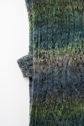 Hazy knit vest (Green)