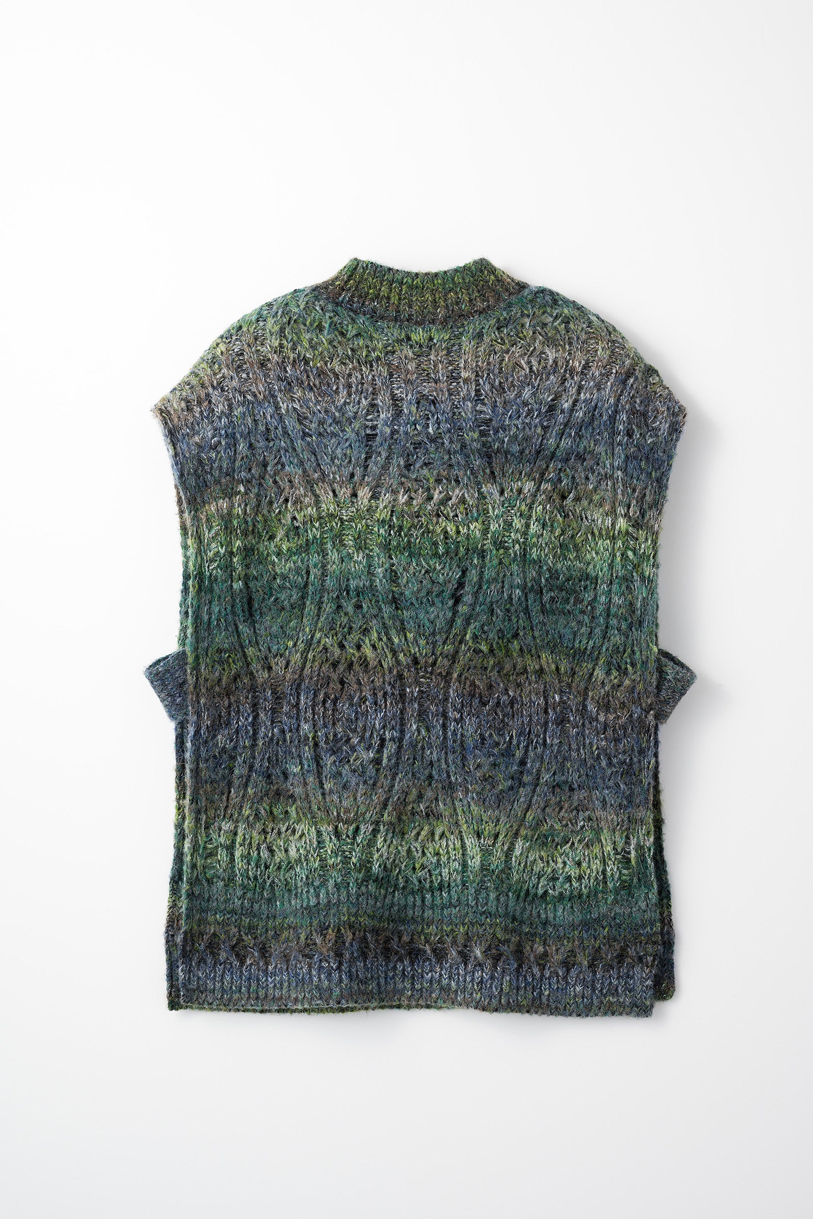 Hazy knit vest (Green)