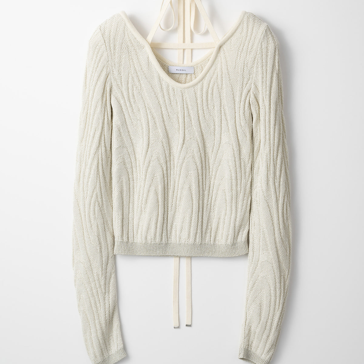 Frost knit top (Ivory)