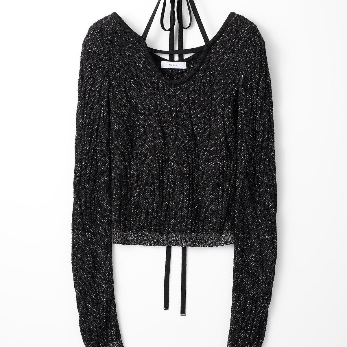 Frost knit top (Black)