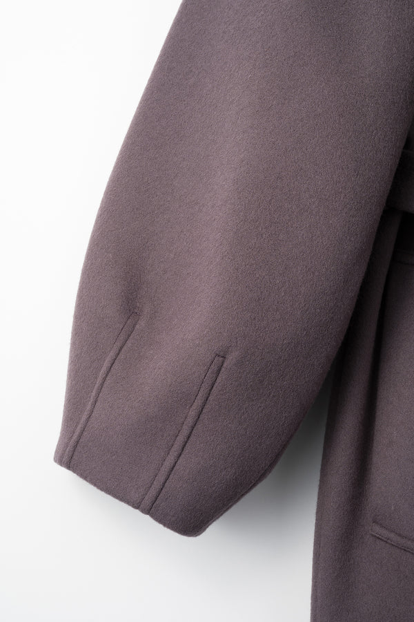 MURRAL Curvy wool coat (Purple)