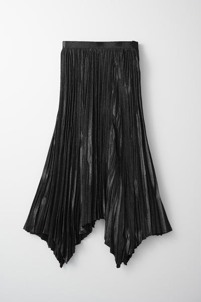MURRAL  Frost pleated skirt (Silver)カラーシルバー