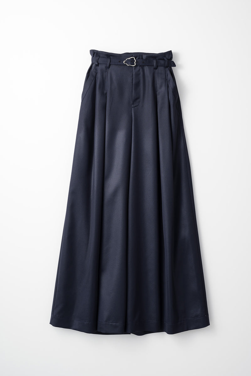 Flutter wide slacks (Navy)
