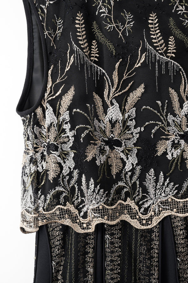 MURRAL Snow flower lace dress (Black)