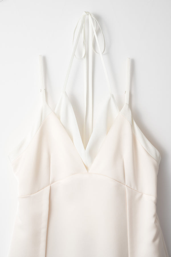 MURRAL Flutters camisole dress (Ivory)