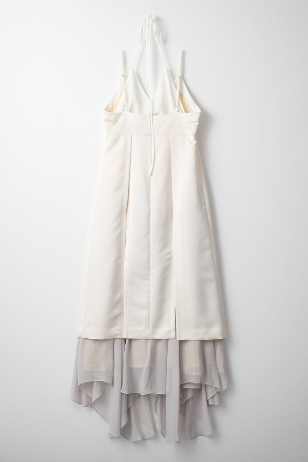 MURRAL Flutters camisole dress (Ivory)
