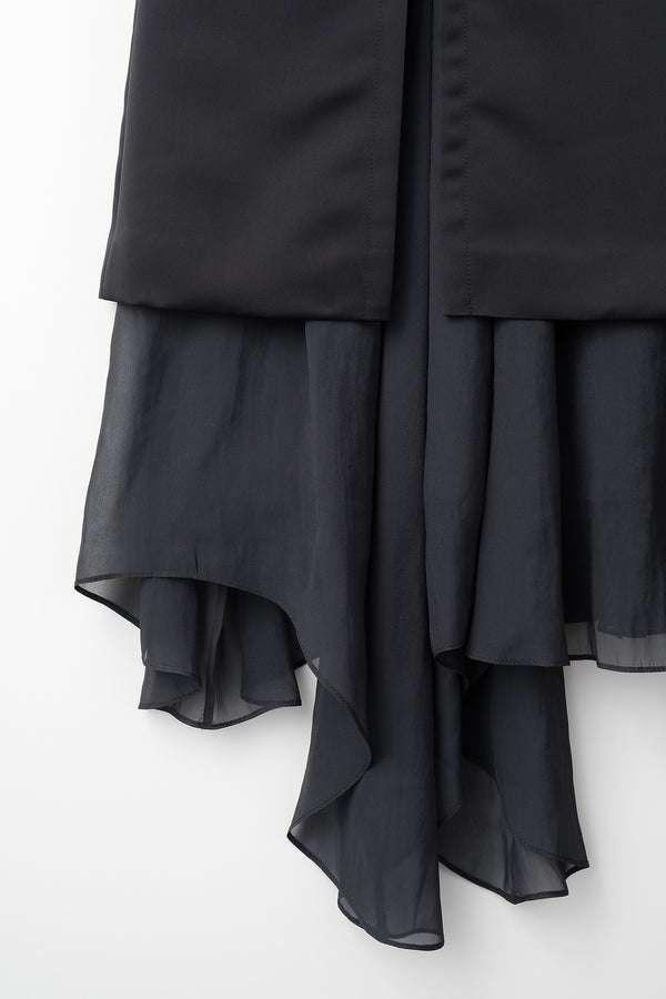 MURRAL Flutters camisole dress (Black)