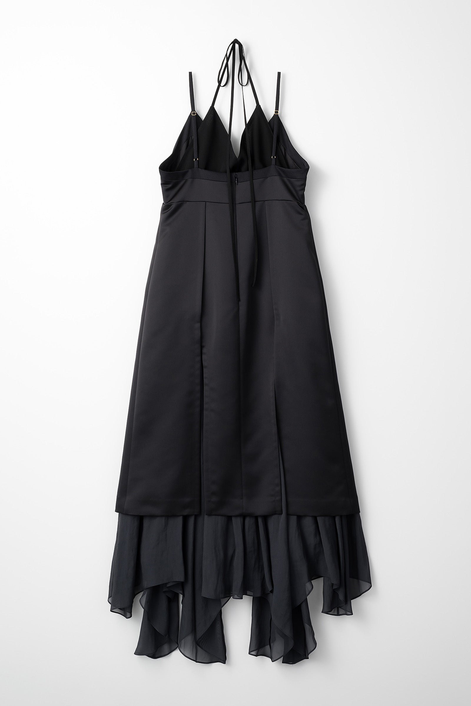 Flutters camisole dress (Black)