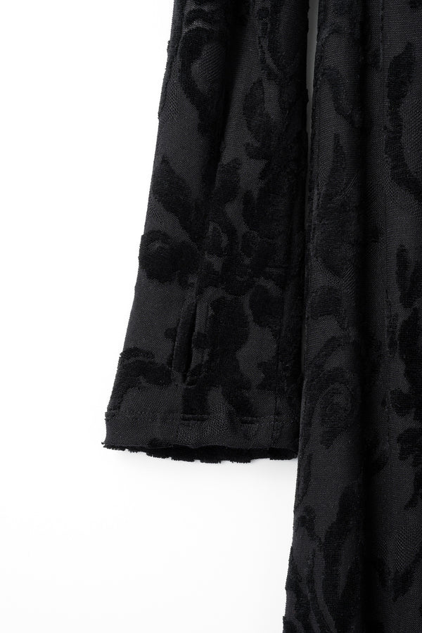 MURRAL Snowflake jacquard velor dress (Black)