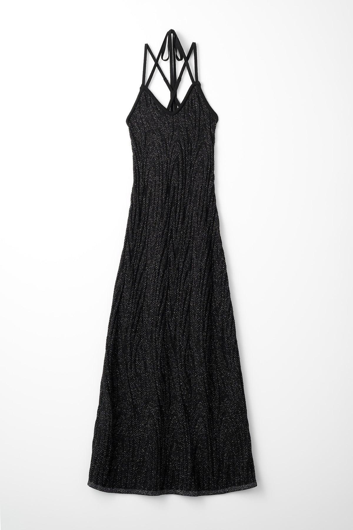 Frost knit camisole dress (Black)