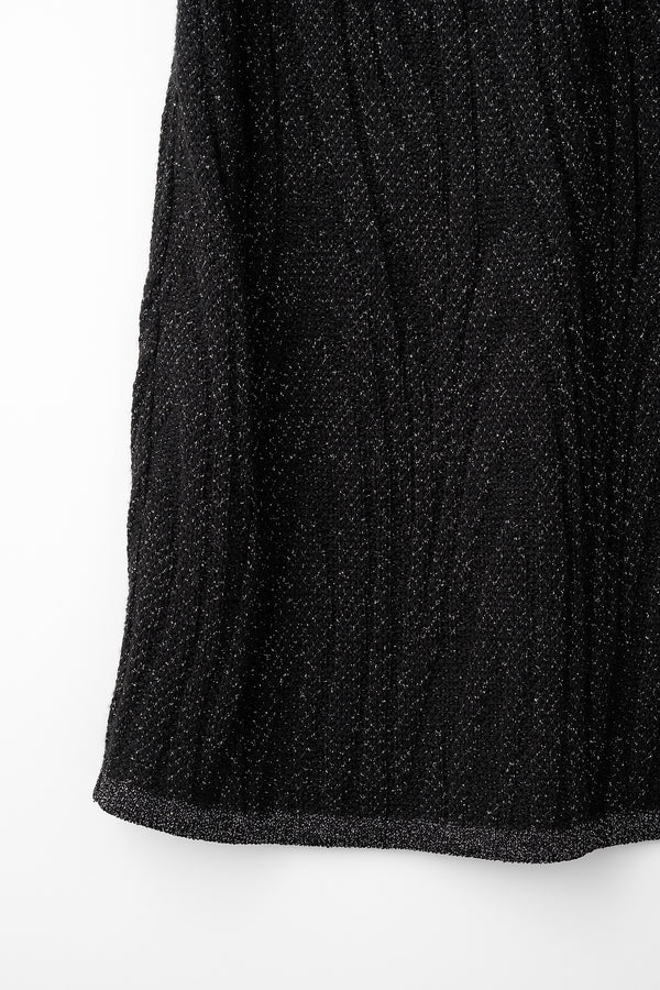 MURRAL Frost knit camisole dress (Black)