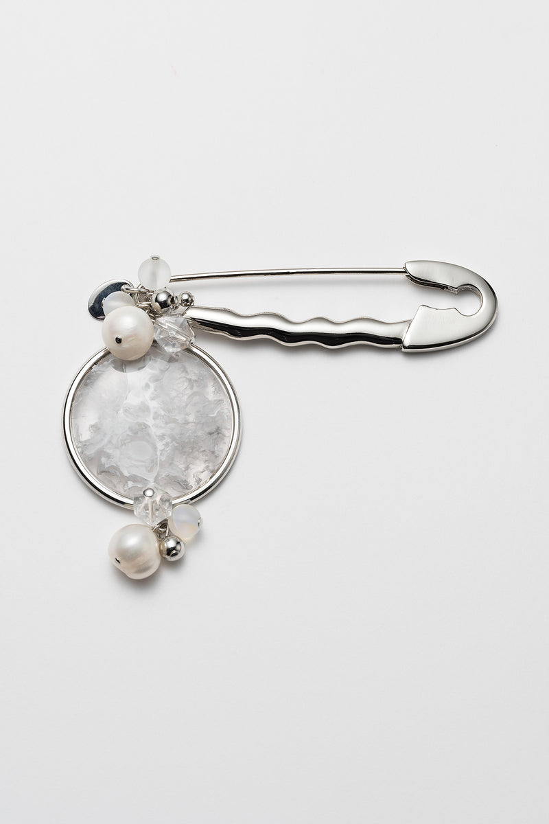 Snow cover brooch (Silver)