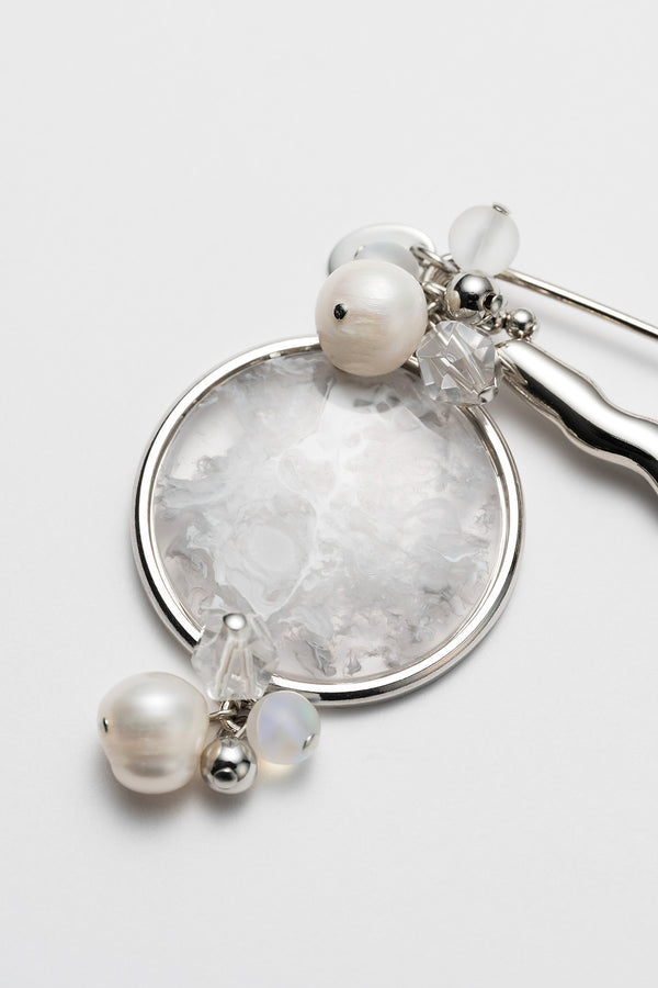 MURRAL Snow cover brooch (Silver)