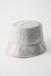 Snow cover needle punch hat (Ivory)