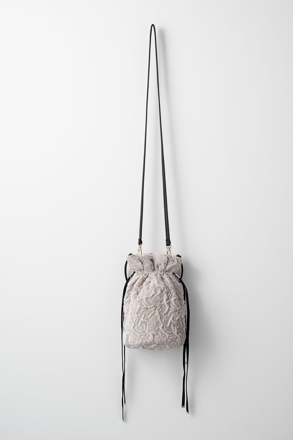 MURRAL Ice flower embroidery bag (Ivory)