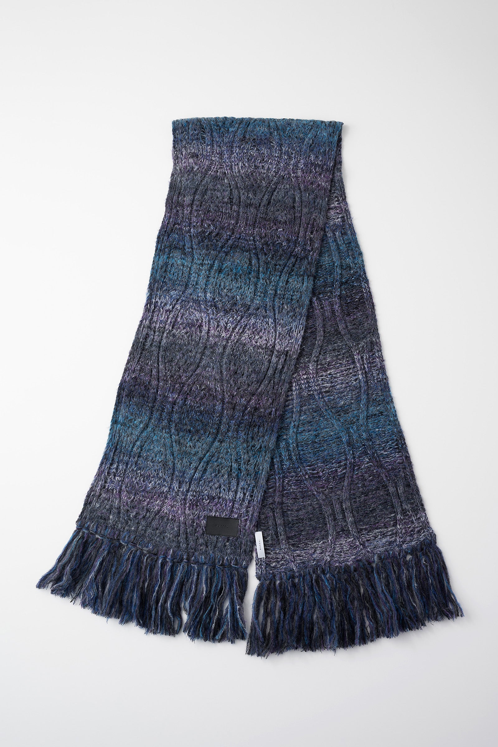 Hazy knit Scarf (Blue)