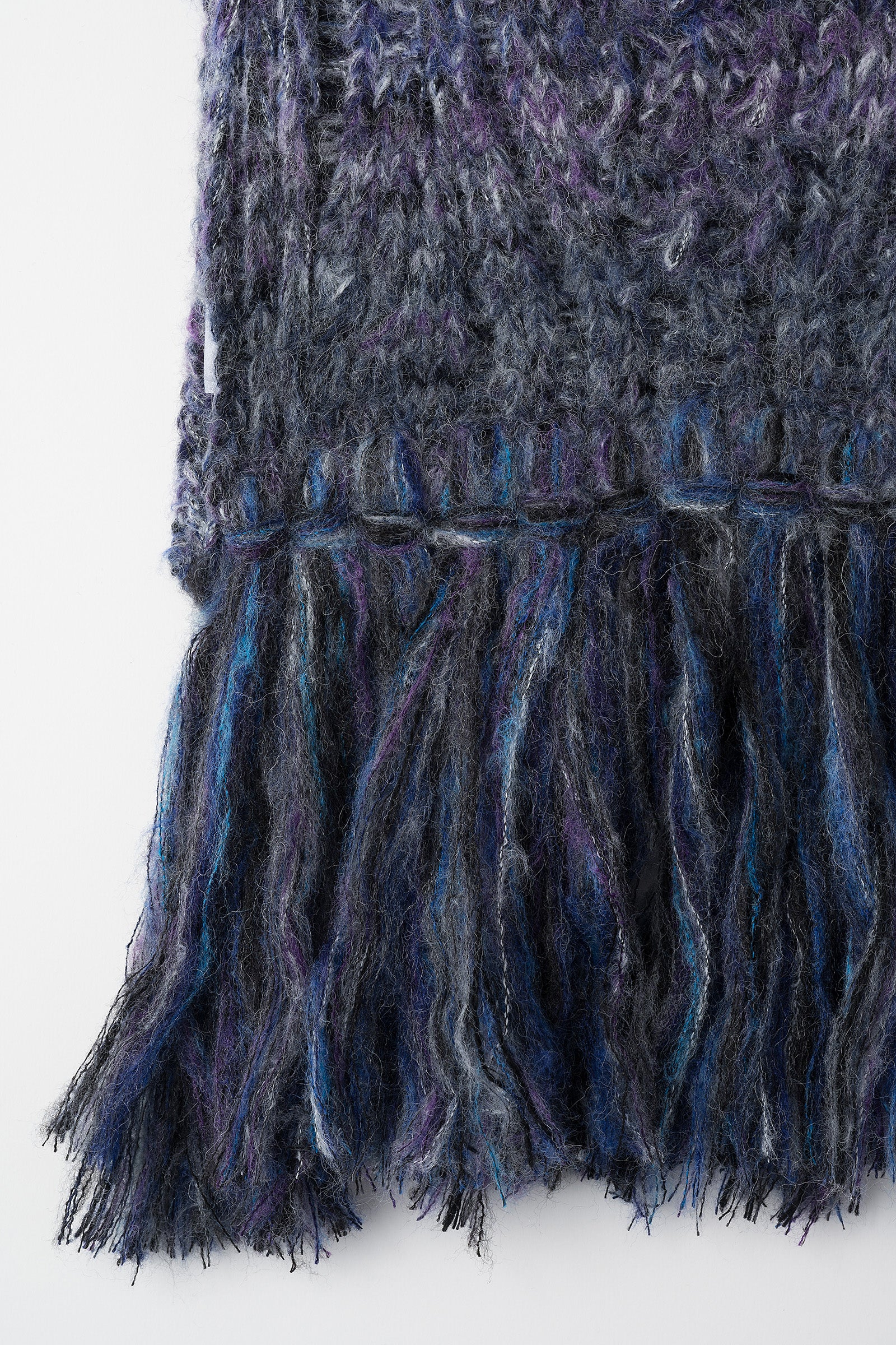 Hazy knit Scarf (Blue)