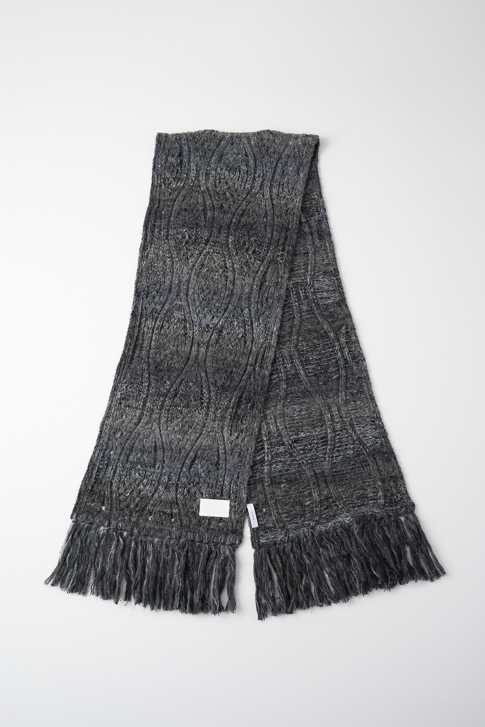 Hazy knit Scarf (Black)
