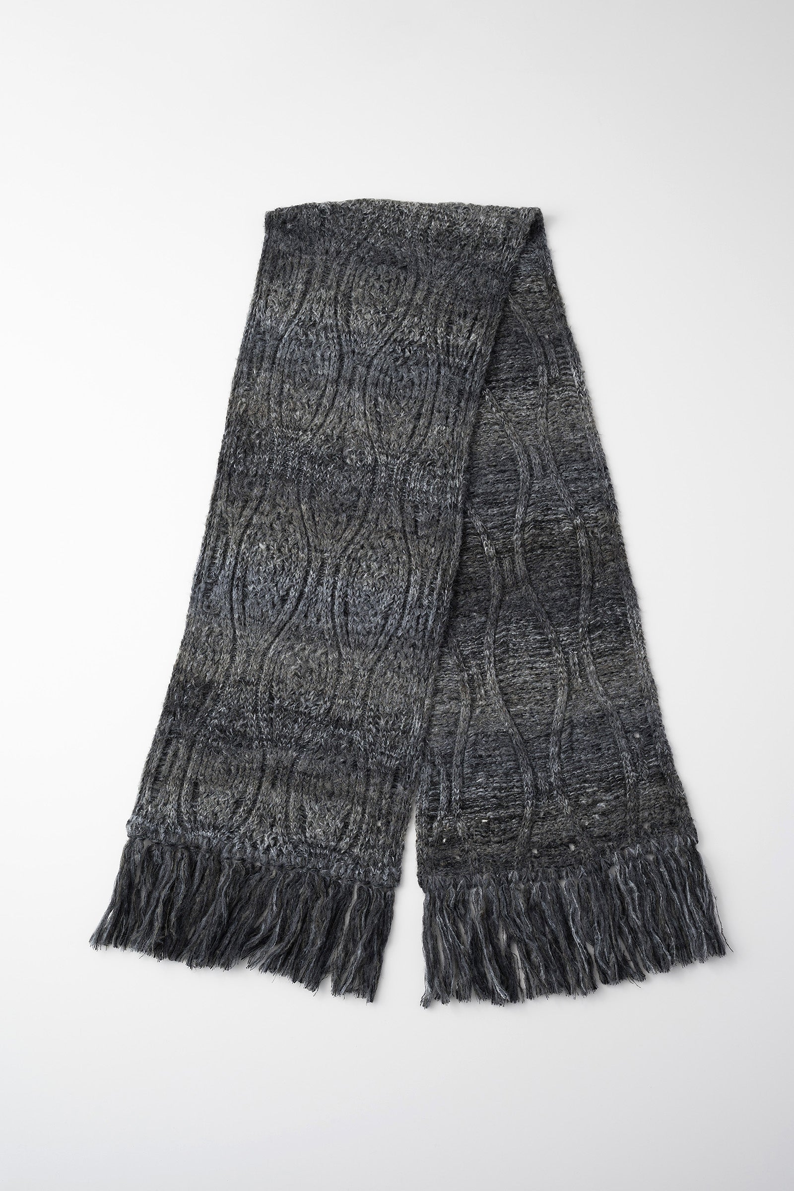 Hazy knit Scarf (Black)