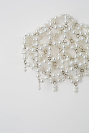 MURRALつけ襟 Snowcover pearl collar (White)-