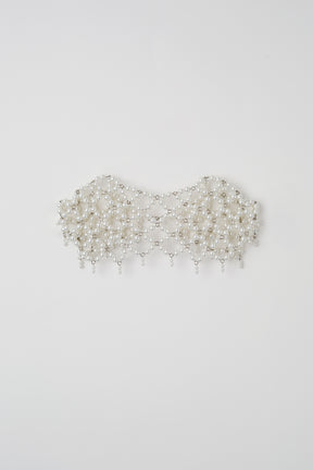 Snow cover pearl collar (White)