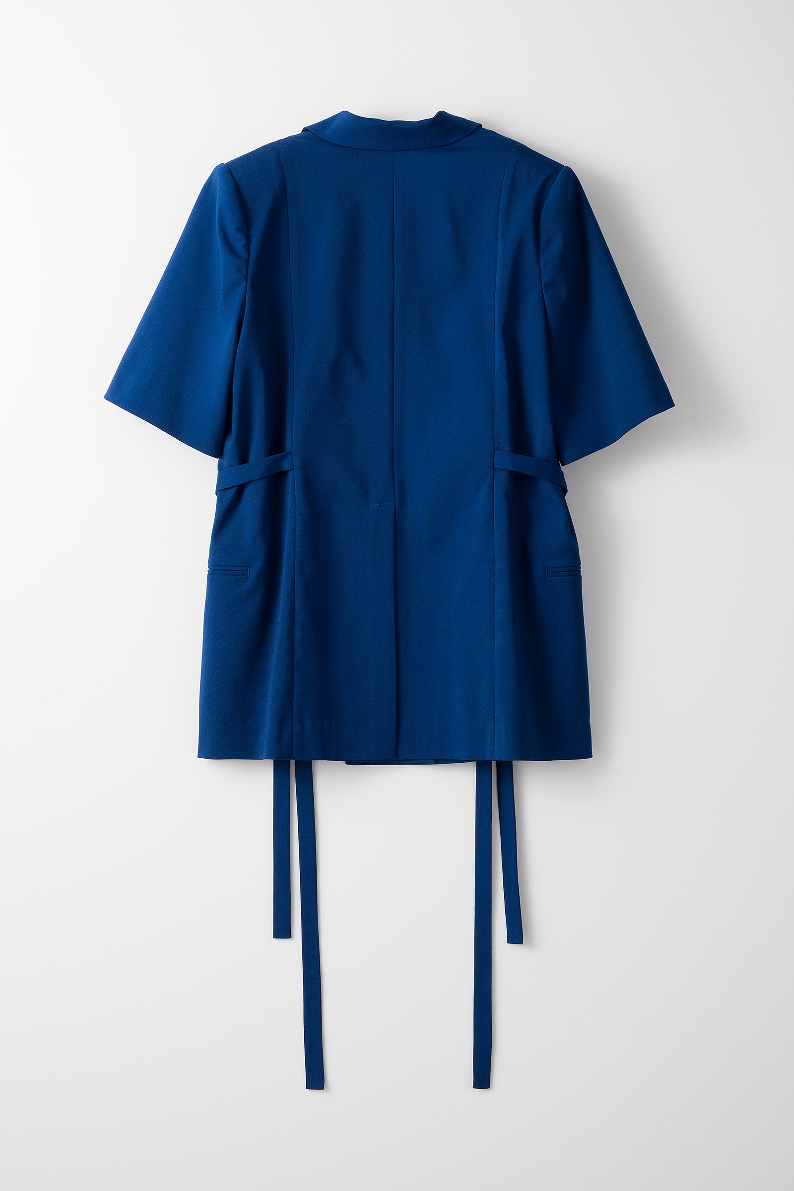 Slit short sleeve jacket (Blue) – MURRAL