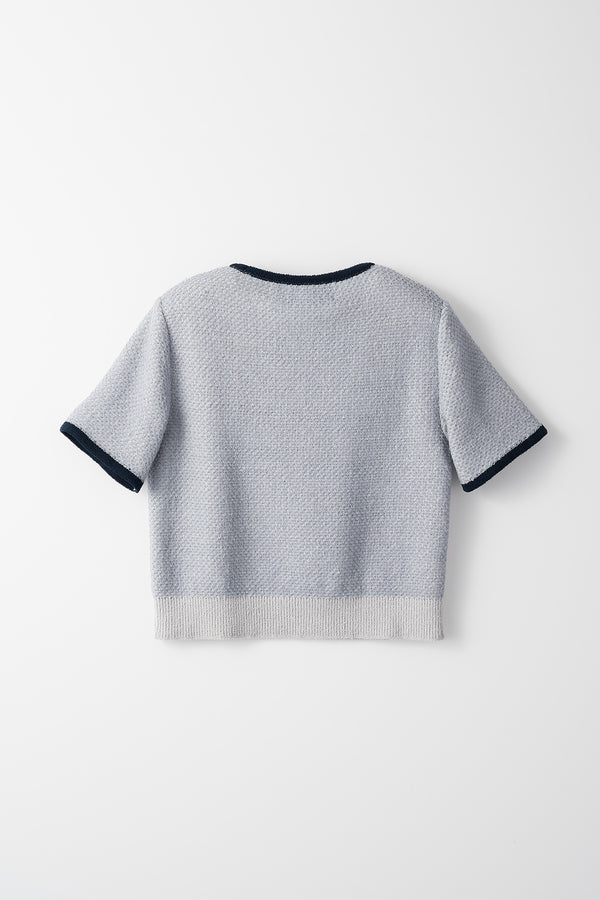 MURRAL Jelly knit top (Lavender gray)