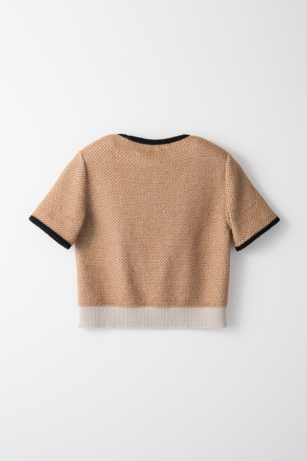 MURRAL Jelly knit top (Orange)