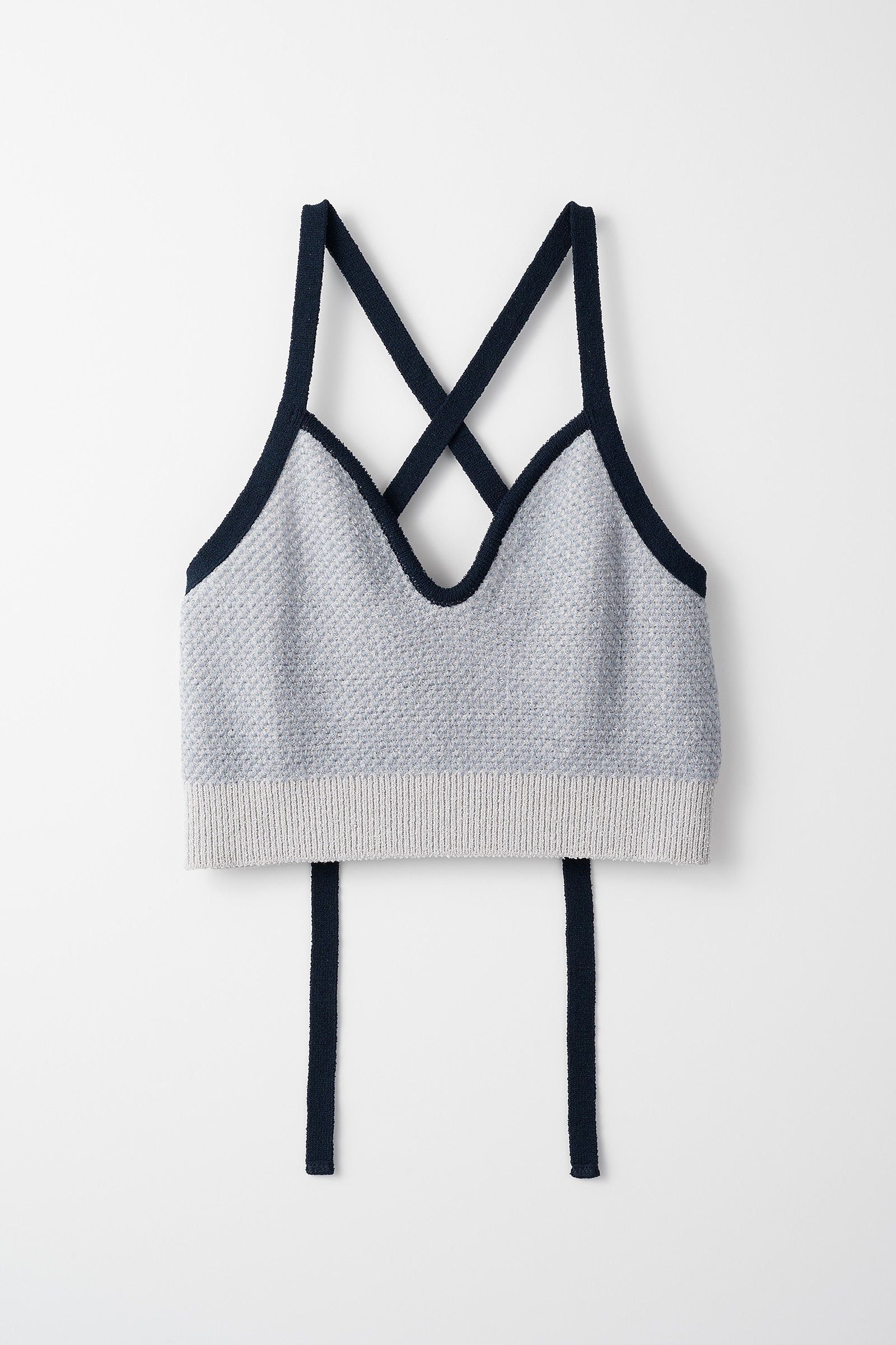 Jelly knit bustier (Lavender gray)