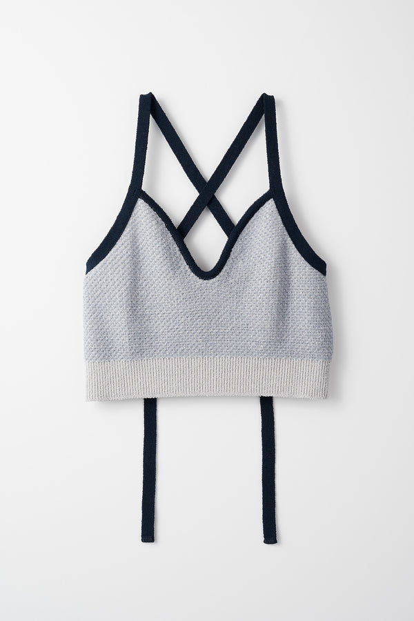 MURRAL Jelly knit bustier (Lavender gray)