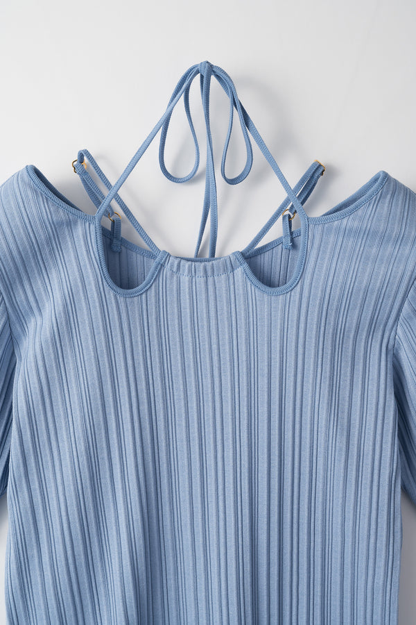 MURRAL Ivy halfsleeve top (Light blue)