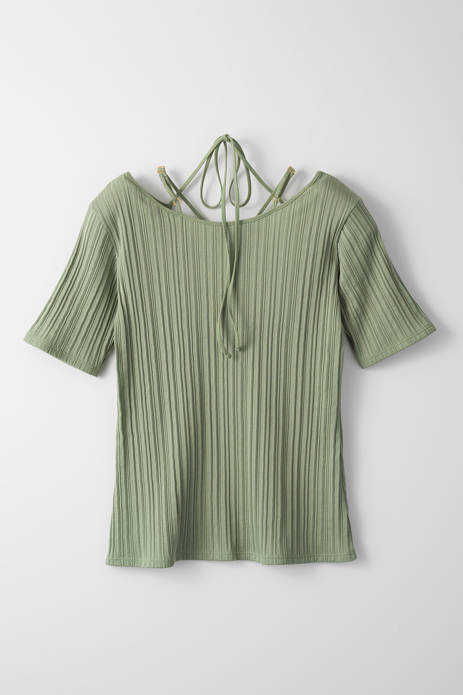 Ivy halfsleeve top (Light green)