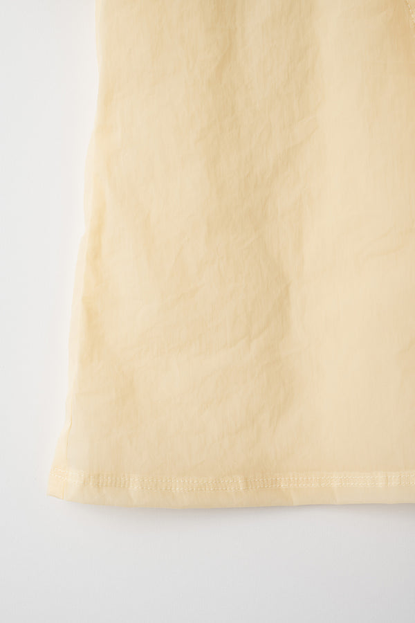 MURRAL Translucent short sleeve top (Beige)