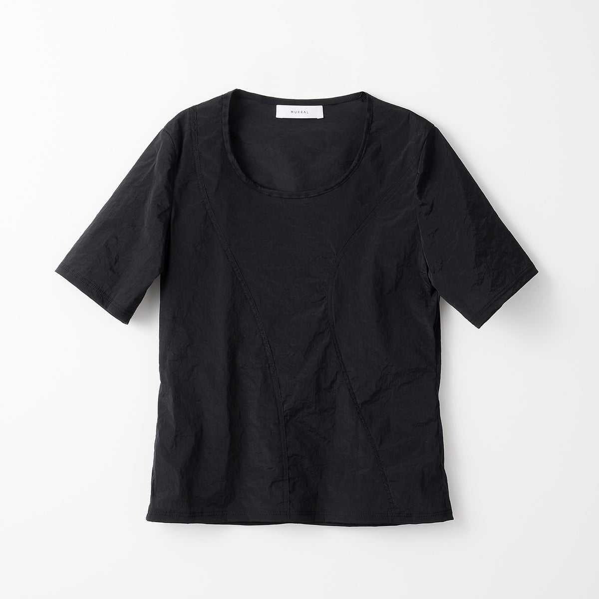 新品タグ付MURRAL Translucent short sleeve top-