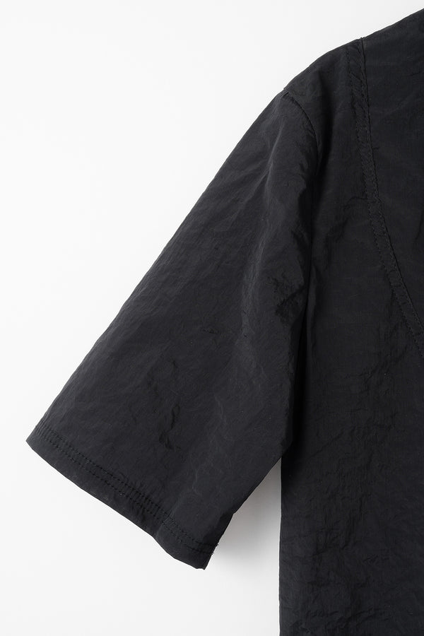 MURRAL Translucent short sleeve top (Black)
