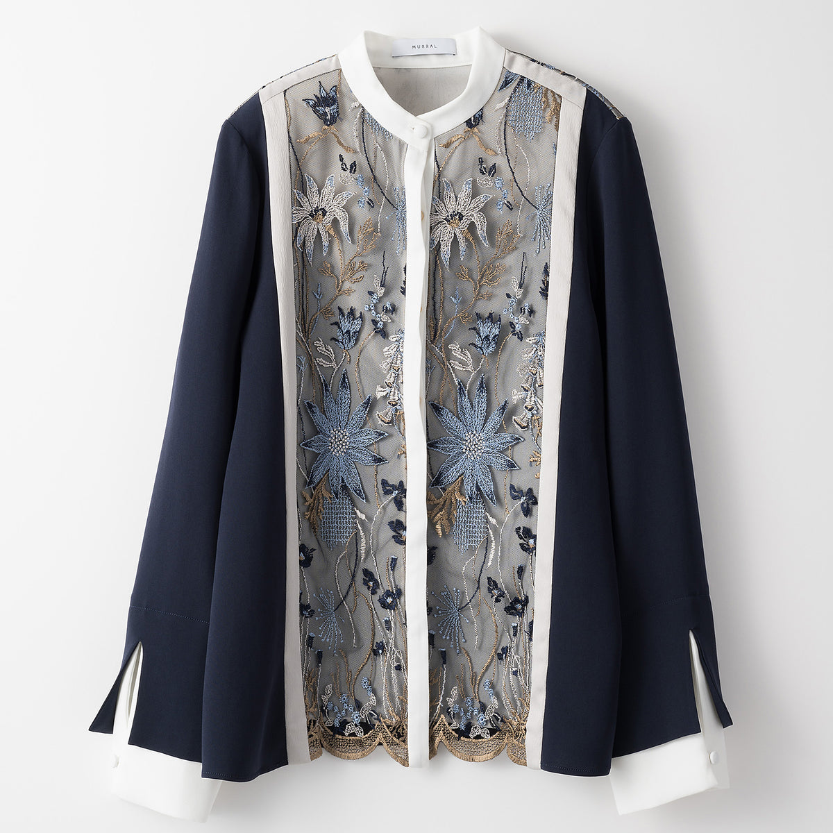 MURRAL Framed flower blouse - トップス