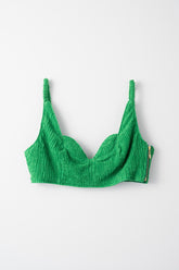 Unevenness bra top (Green)