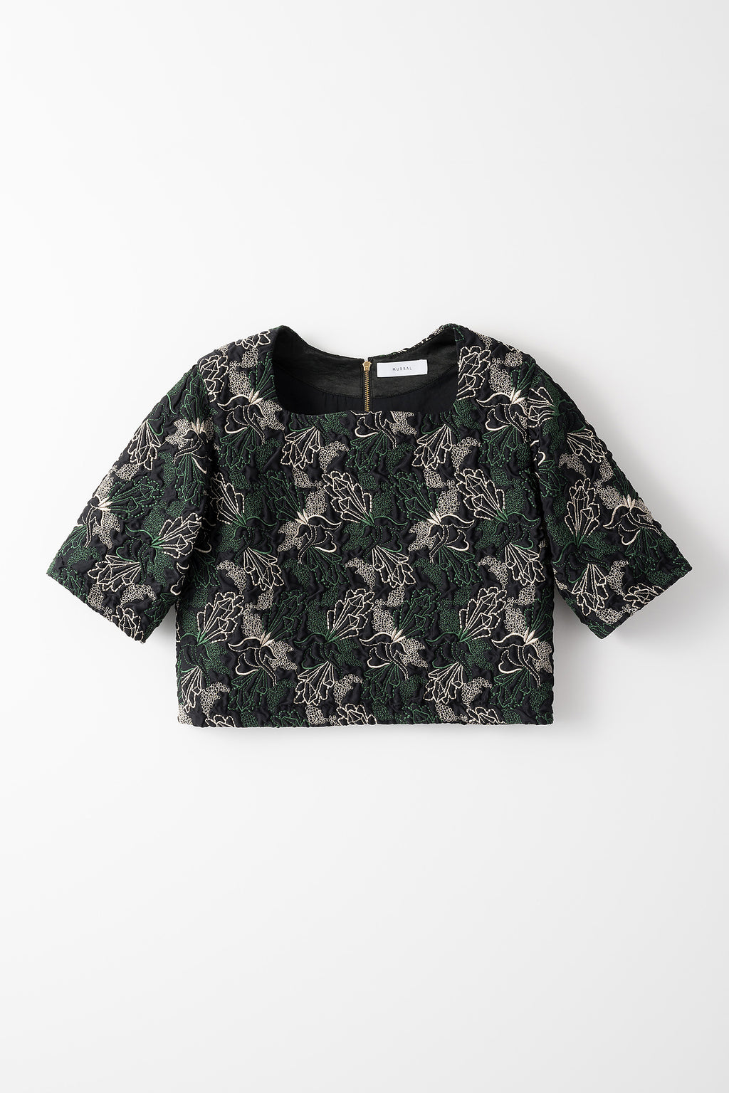 未使用MURRAL Quartz embroidery short top