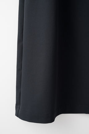 Flower quartz jacquard sleeve dress (Black)