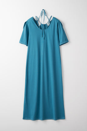 Ivy halfsleeve dress (Light blue)