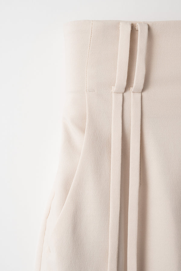 MURRAL Flow string slit skirt (Ivory)