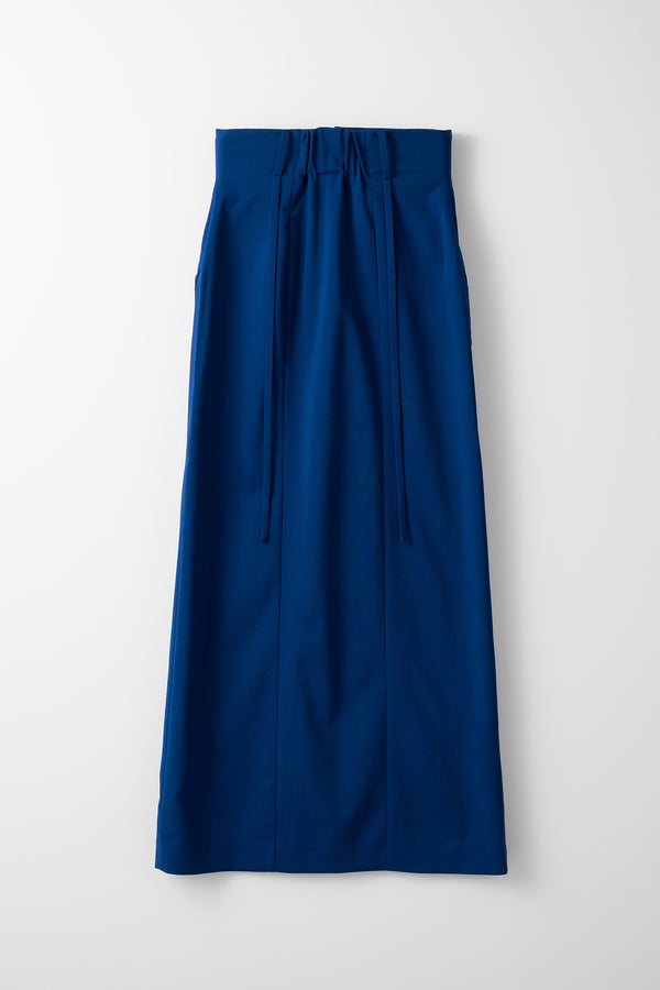 MURRAL Flow string slit skirt (Blue)