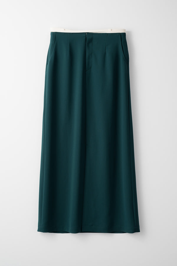 MURRAL String slit skirt (Green)