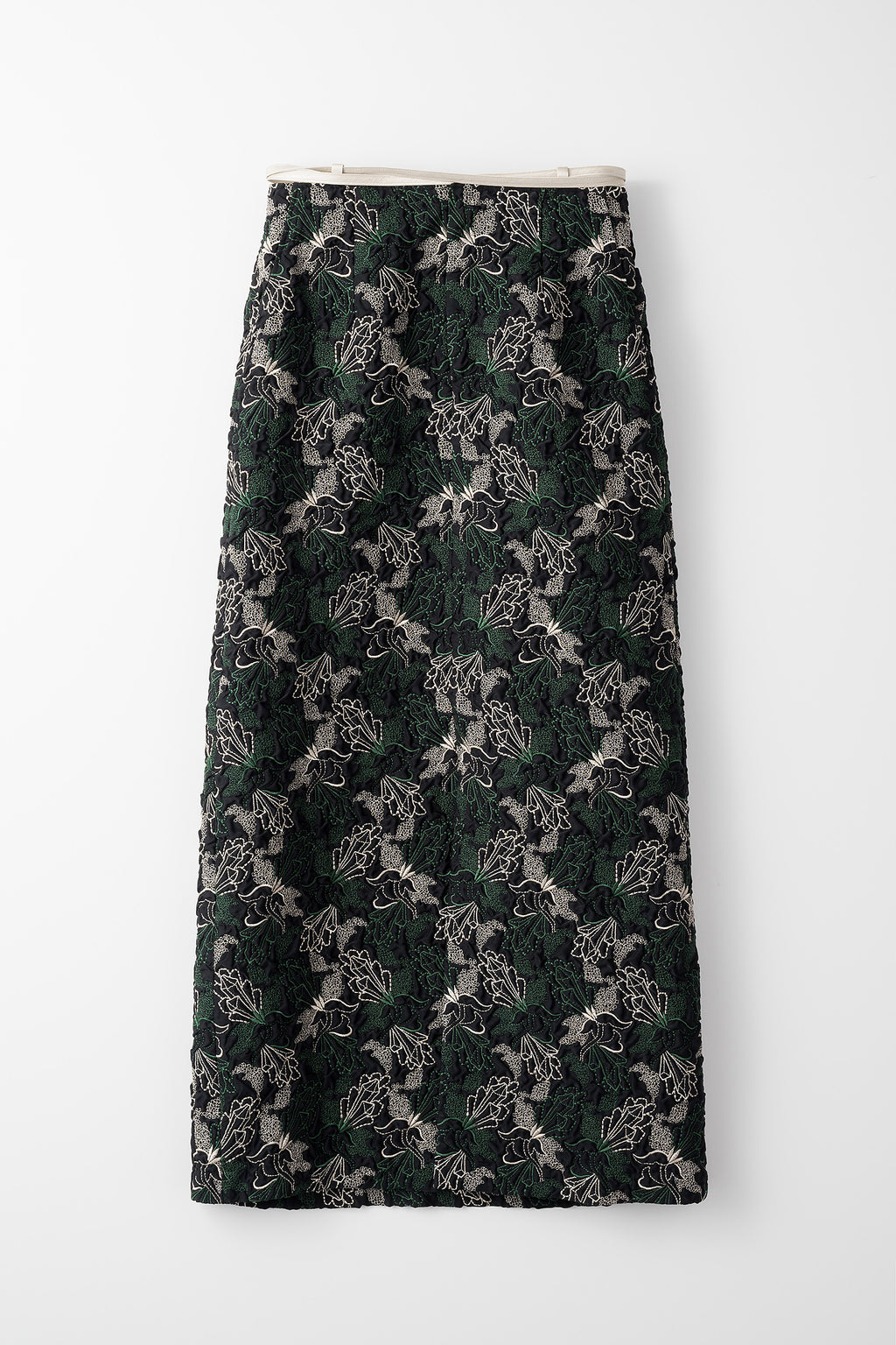 Quartz embroidery skirt (Black)
