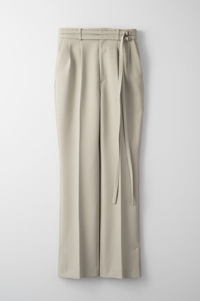 Flow string trousers (Light gray)
