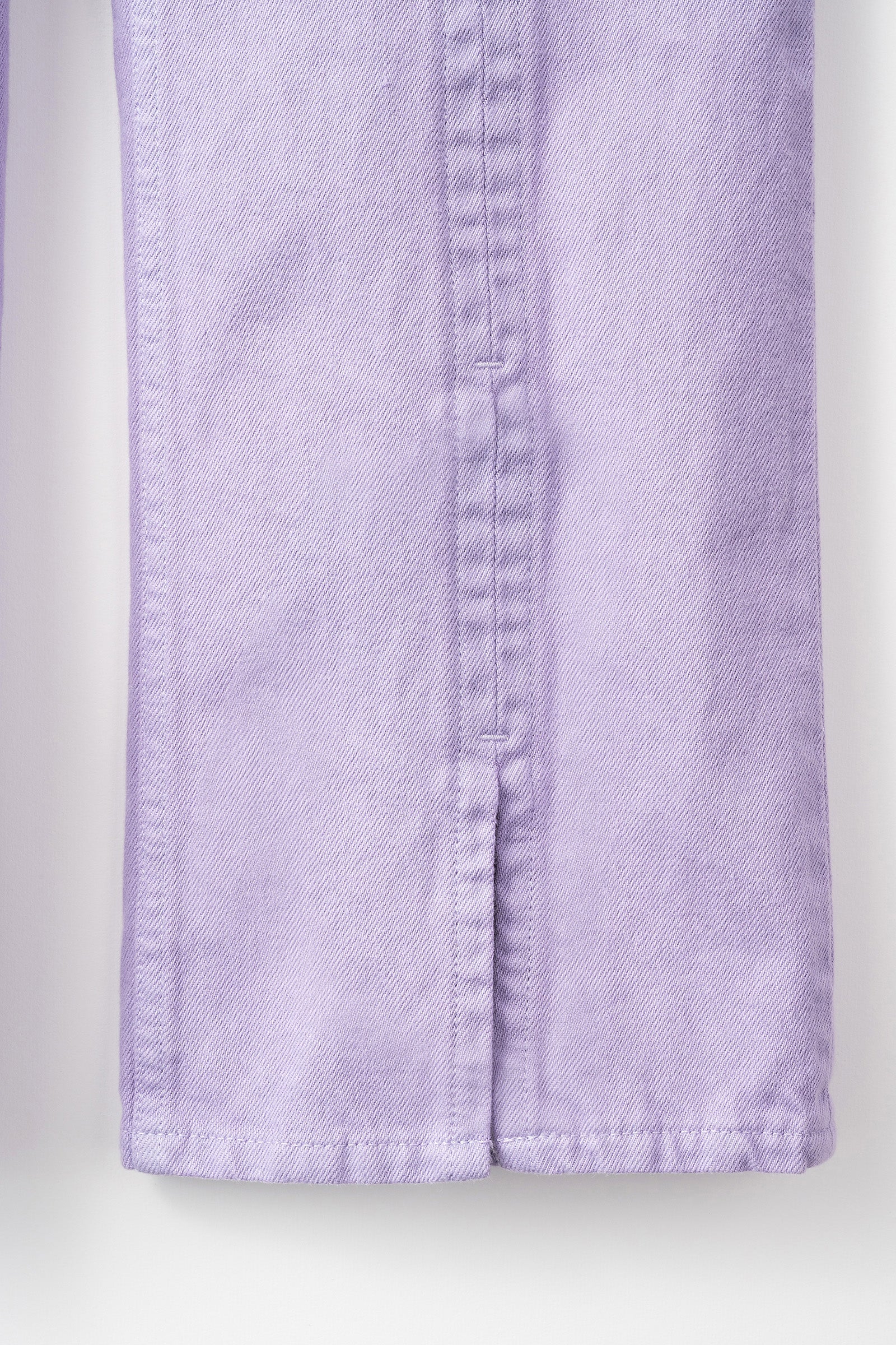 Tucked slit denim (Lilac)