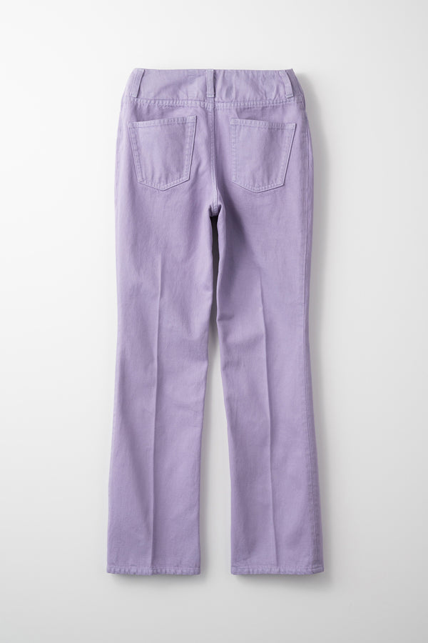 MURRAL Tucked slit denim (Lilac)